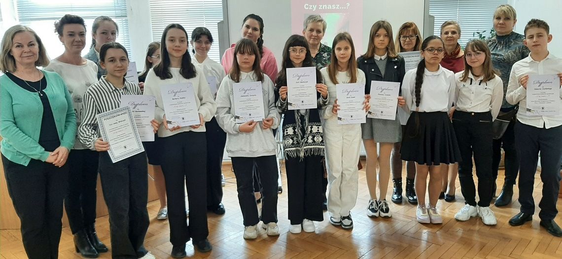 19 kwietnia w Bibliotece Pedagogicznej w Zamościu Filii w Tomaszowie Lubelskim odbył się konkurs czytelniczy dla uczniów szkół podstawowych klas IV - VI powiatu tomaszowskiego.
