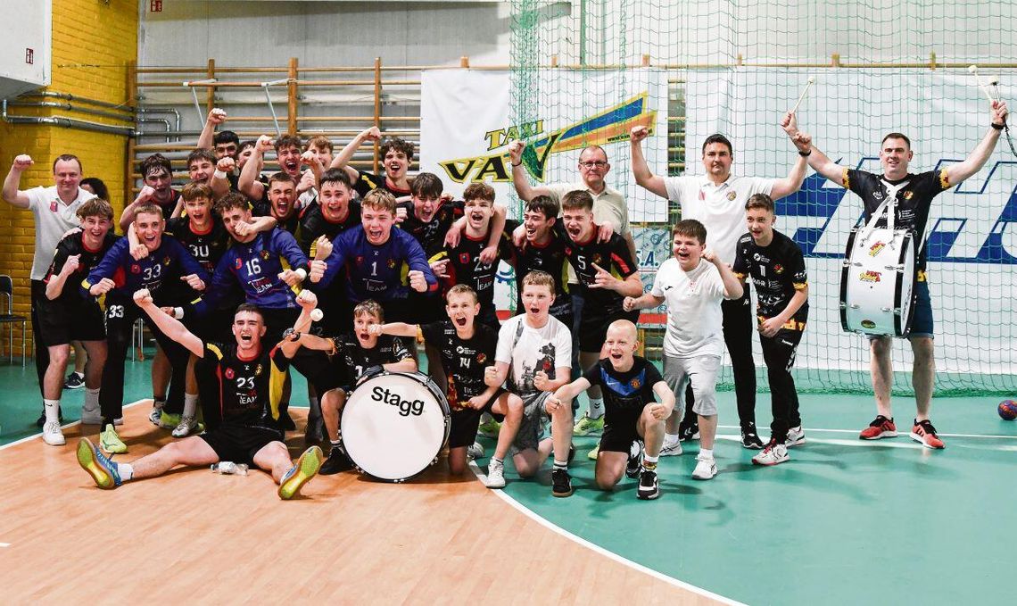 Radość Młodej Padwy Zamość po zwycięstwie nad Wisłą Płock.