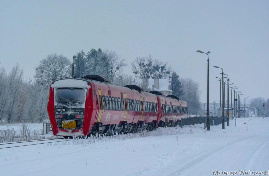 Zepsuty szynobus SKPL w Werbkowicach – połączenie InterCity „Hetman” w dniu 14 stycznia tego roku.