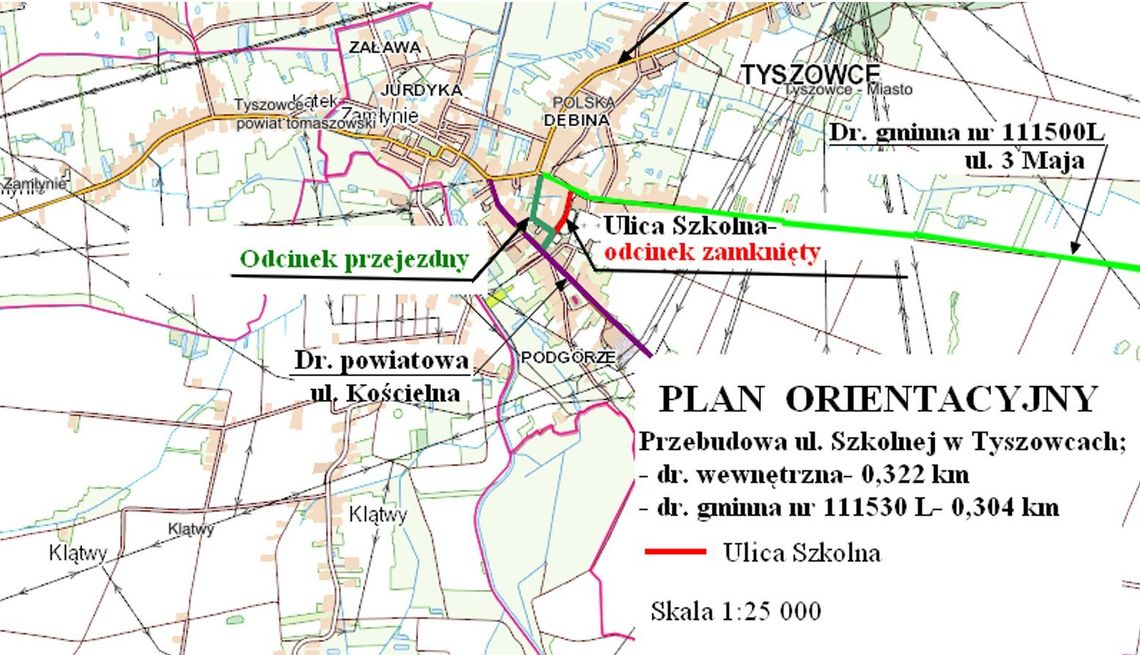 Tyszowce: Ulicą Szkolną nie pojedziesz