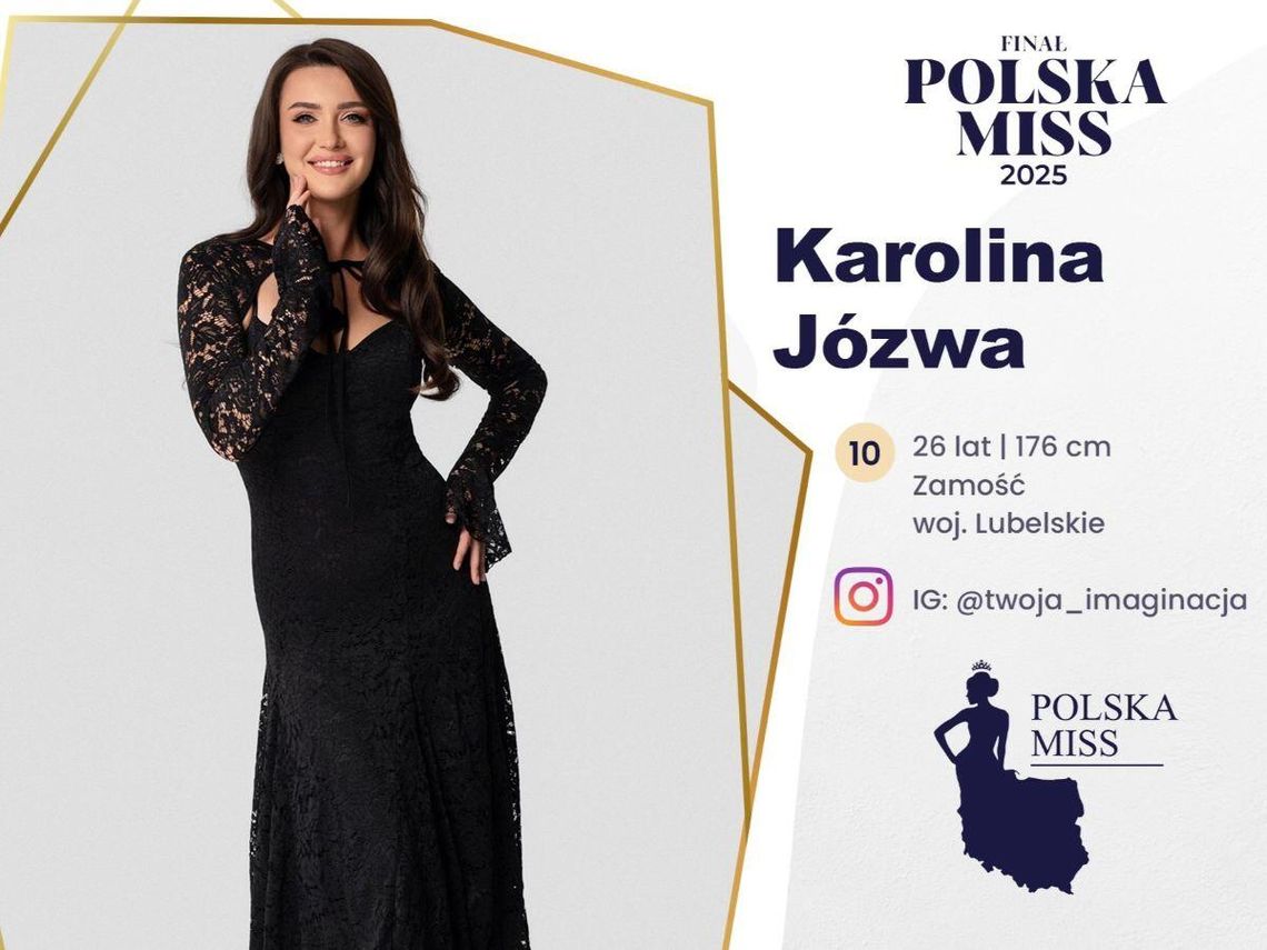 Karolina Józwa jest w finale konkursu Polska Miss.