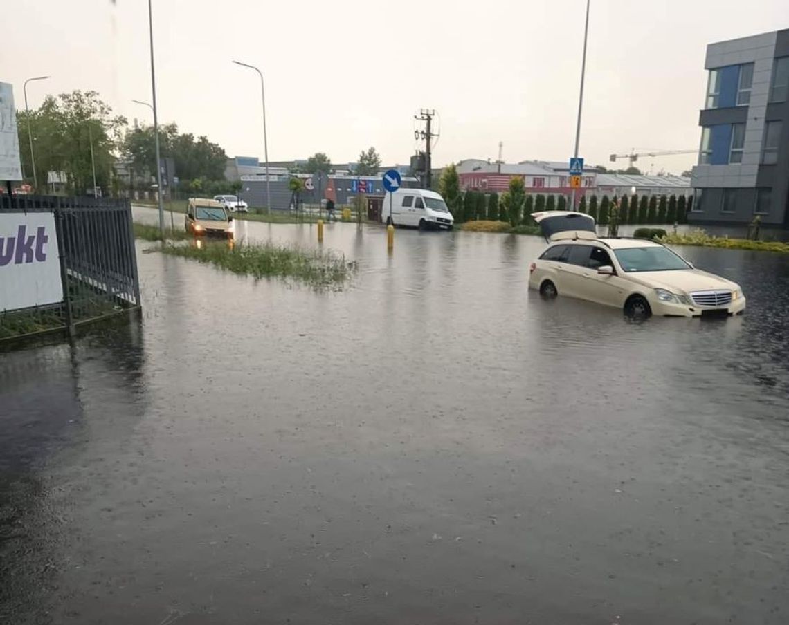 Podtopienia w Zamościu.