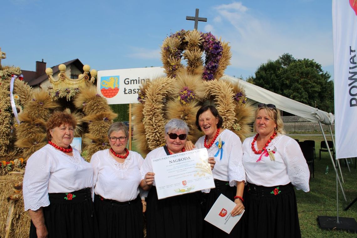 Pukarzowianki zdobyły I miejsce w konkursie na najpiękniejszy wieniec tradycyjny.