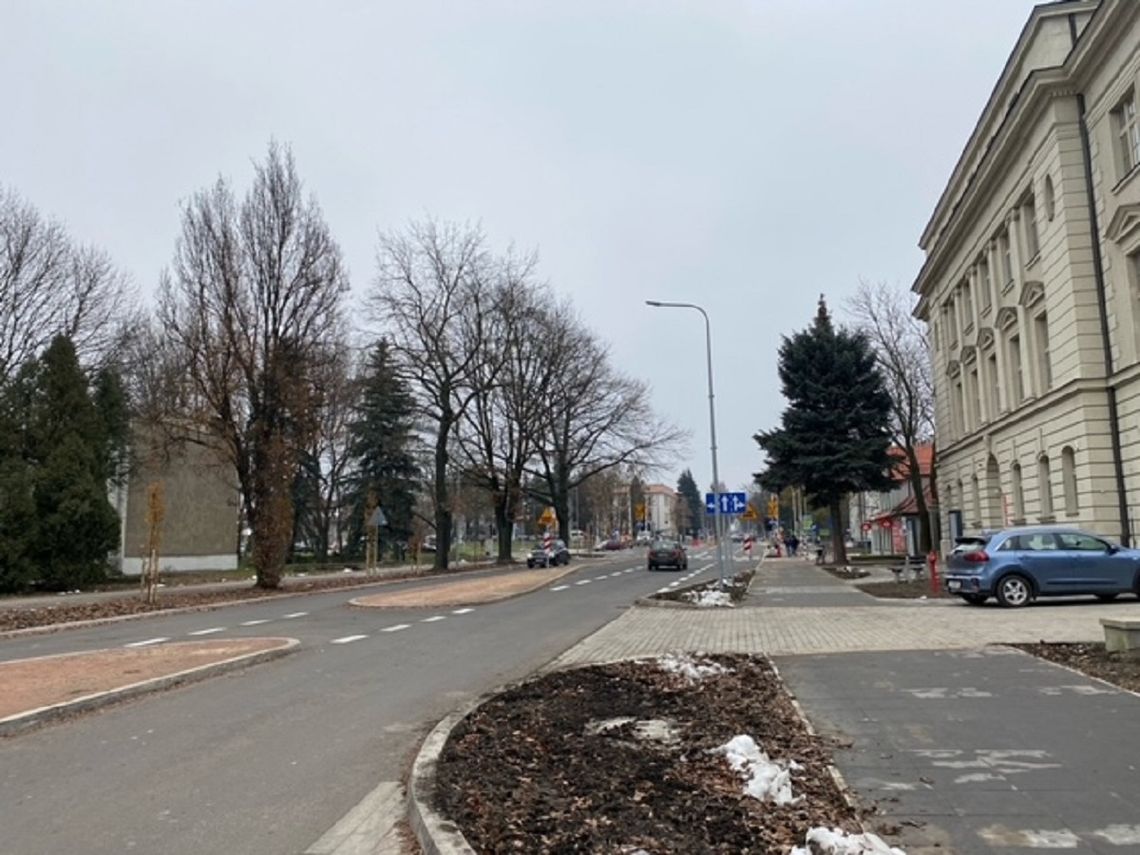 Ulica Partyzantów w Zamościu już po odbiorze. 5 grudnia była przejezdna