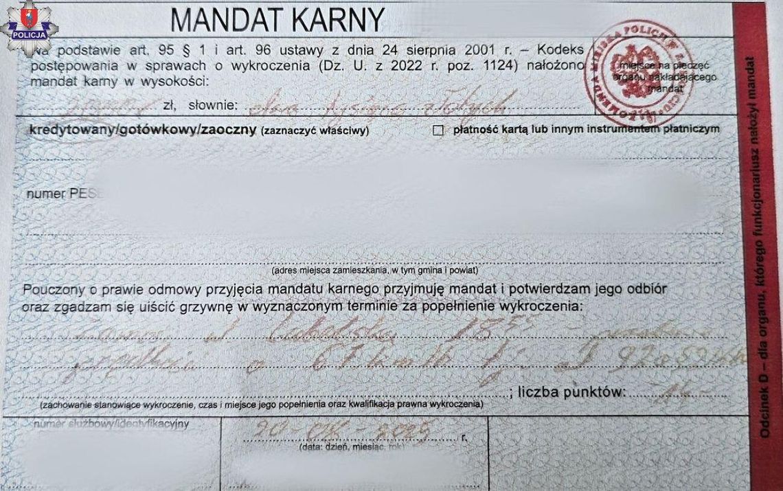 Utrata prawa jazdy i 2 tysiące złotych mandatu dla kierowcy z gminy Sitno 42-latek z gminy Sitno stracił prawo jazdy.