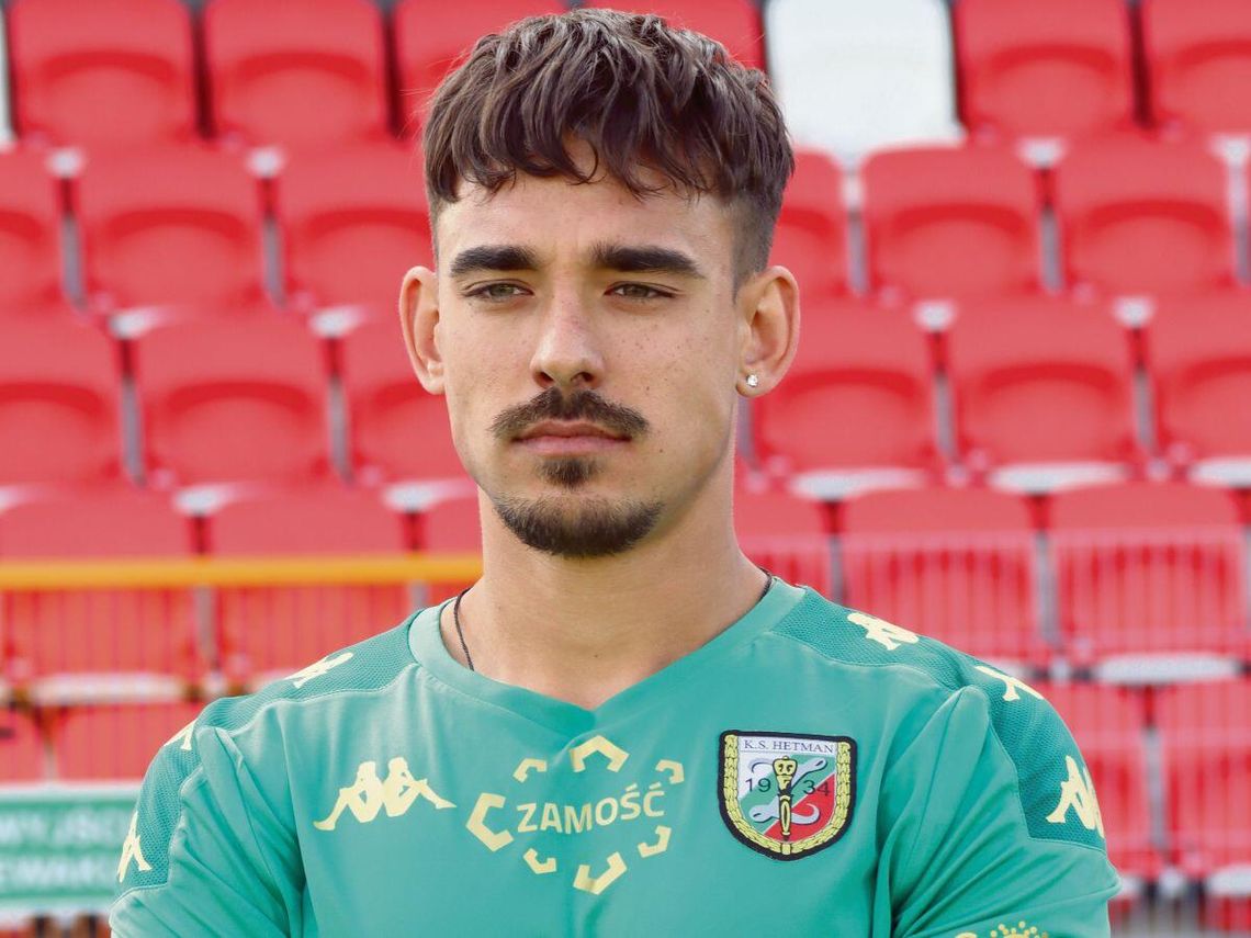 W 13 kolejkach tylko Bug Hanna zdołał zremisować z Hetmanem Zamość Na zdjęciu Rodion Serdiuk.