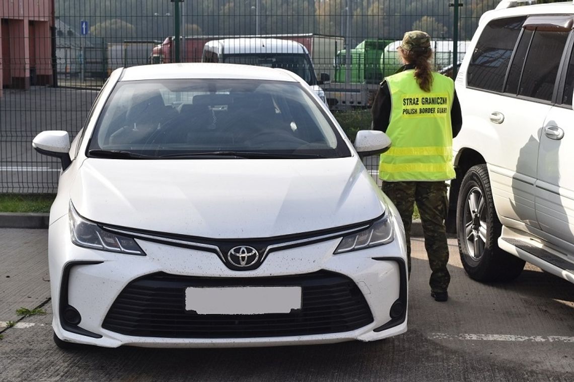 W Czechach toyota "się zgubiła". Na przejściu w Hrebennem została znaleziona