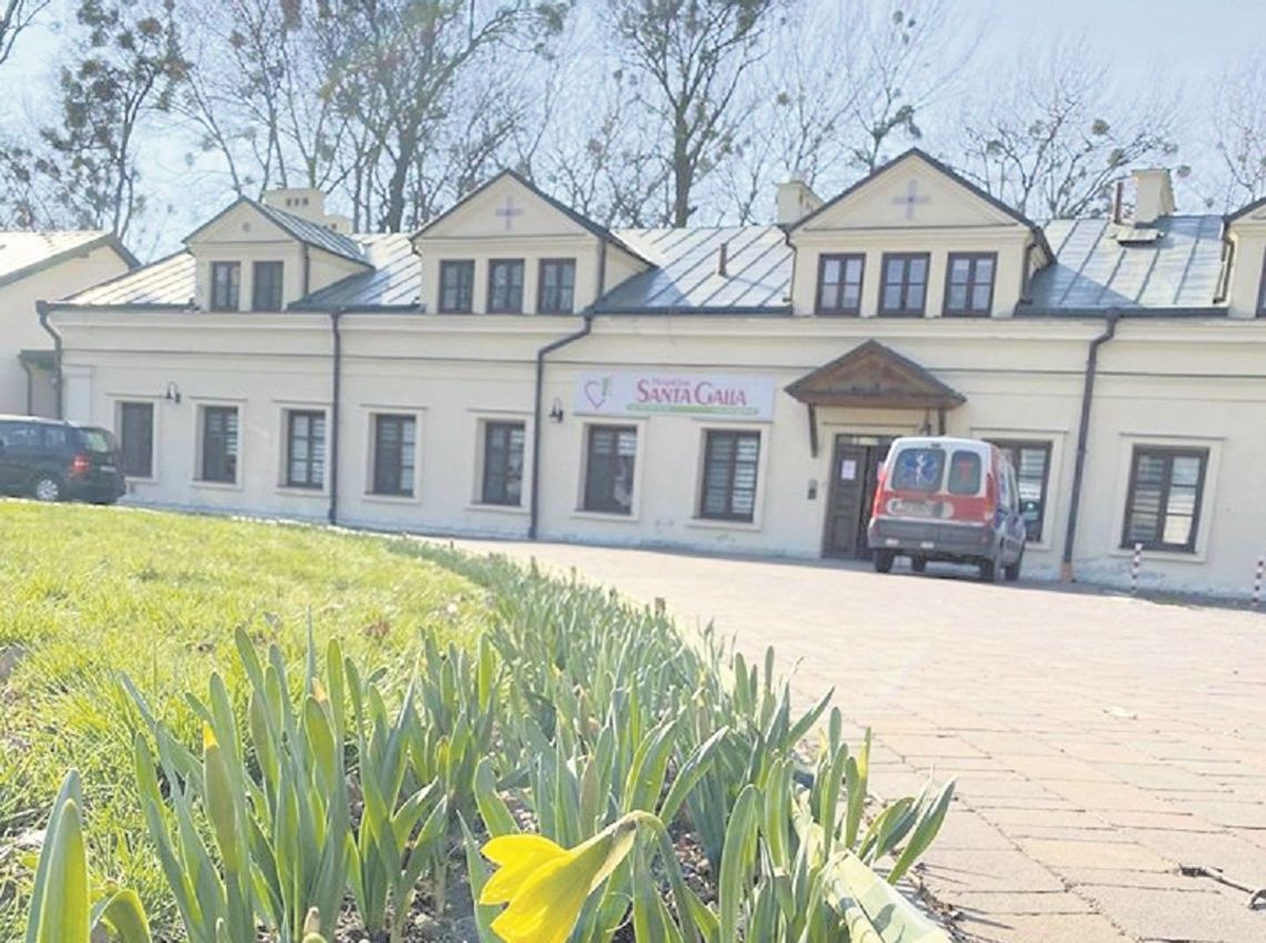 W hospicjum rozmowa tylko przez okno