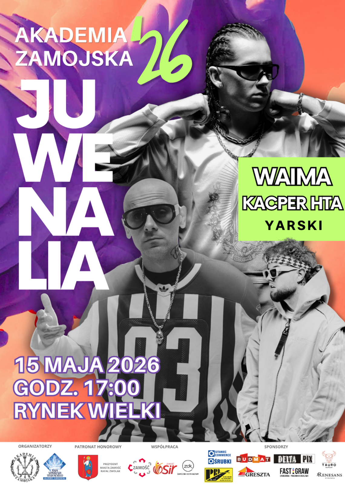 Akademia Zamojska zaprasza na Juwenalia 2026.
