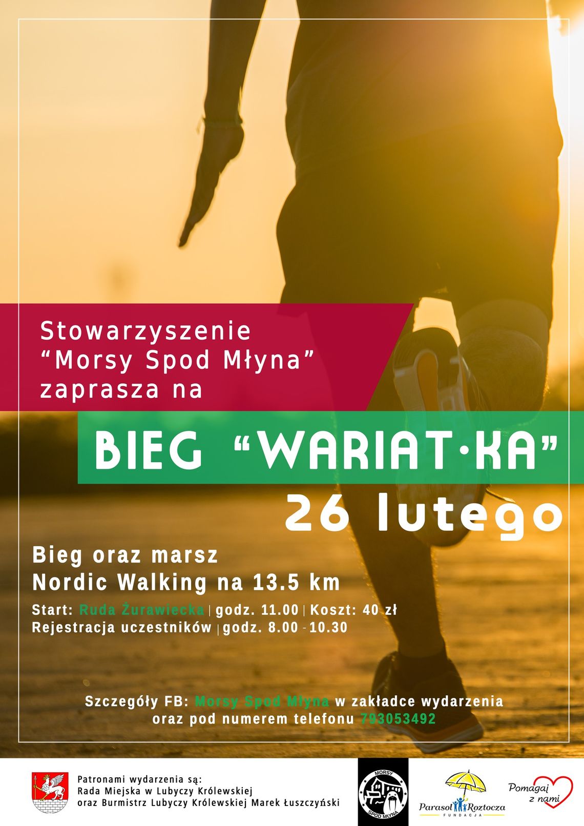 Wariat-Ka biegnie 26 lutego!