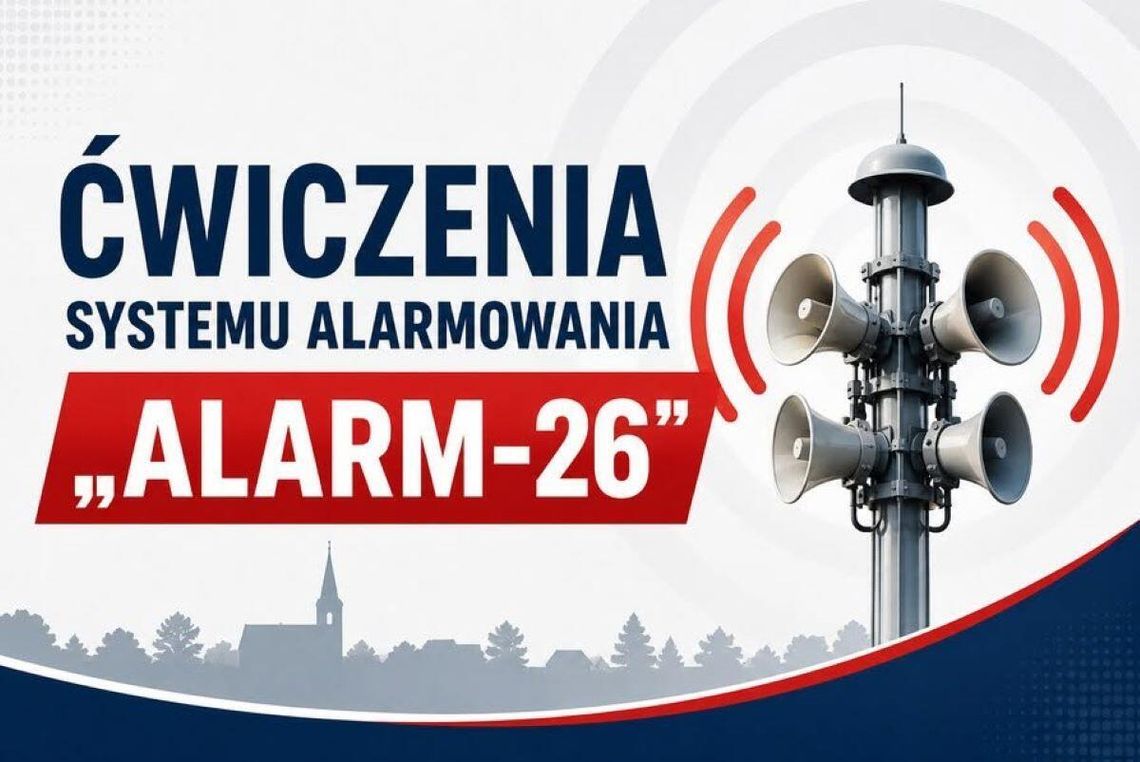 We wtorek w woj. lubelskim zawyją syreny alarmowe. To będą tylko ćwiczenia We wtorek, 21 lipca, na terenie całego województwa lubelskiego przeprowadzone zostaną wojewódzkie ćwiczenia systemu ostrzegania i alarmowania ludności pod kryptonimem „ALARM-26”.