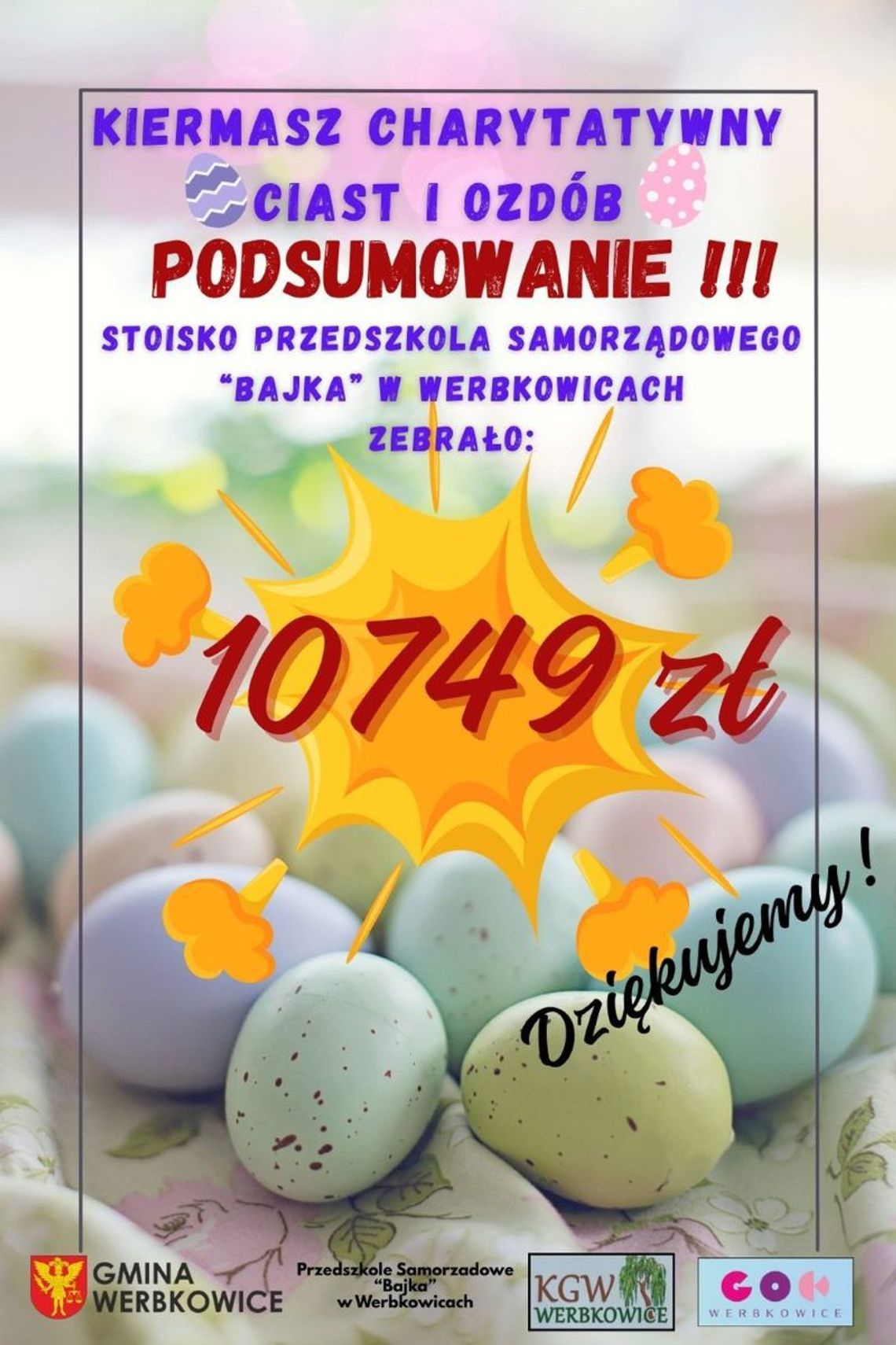 12 kwietnia w Werbkowicach zorganizowano Kiermasz Charytatywny.