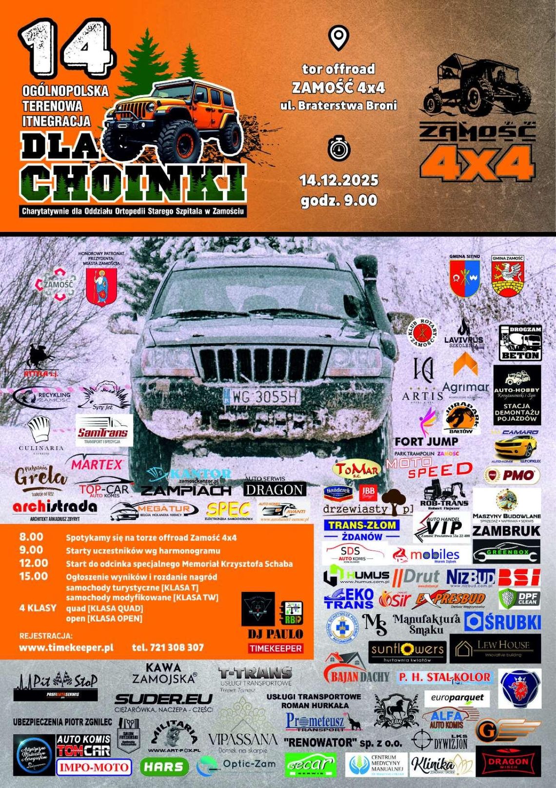 Wielki off-road w Zamościu. Kierowcy znów jadą charytatywnie dla szpitala Wielki off-road w Zamościu. Kierowcy znów jadą charytatywnie dla szpitala