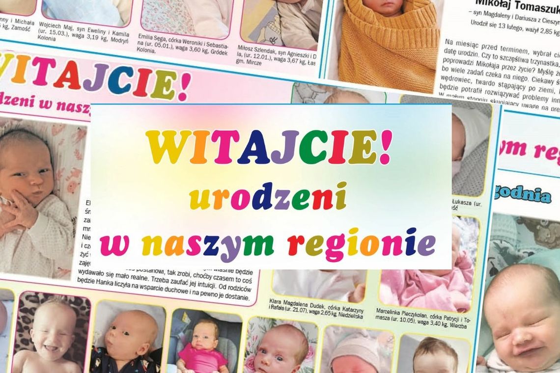 Maluchem Tygodnia został Hania Malec, córka Joanny i Karola z Zawalowa. Urodziła się 31 lipca, ważyła 3,25 kg.