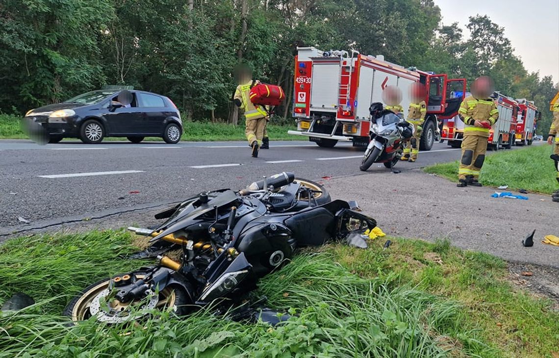 Wypadek na trasie Krasnystaw-Zamość.