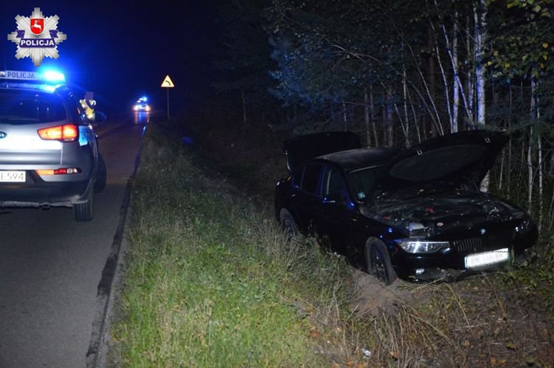 Wypadek pod Biłgorajem. Francuz wjechał BMW w 16-letniego motorowerzystę