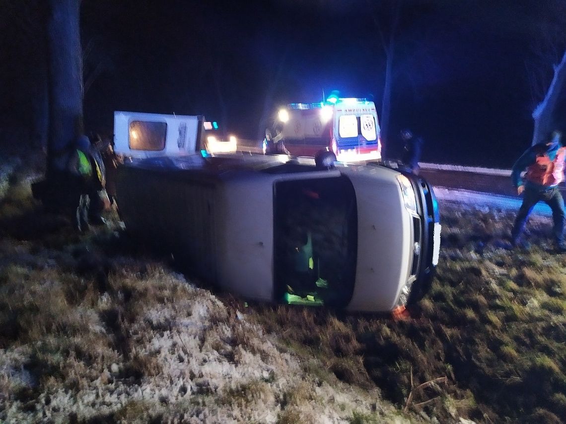 Wypadek pod Hrubieszowem. Pogranicznicy ruszyli z pomocą