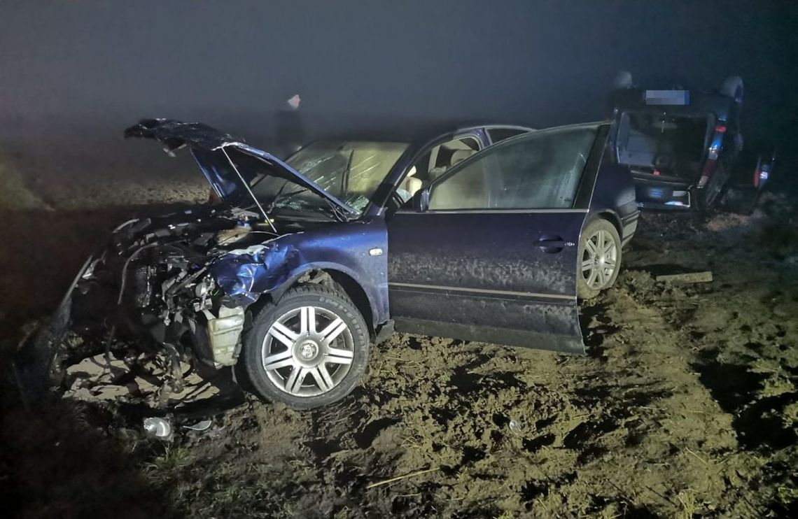 Wypadek w Łykoszynie. Trzy osoby ranne