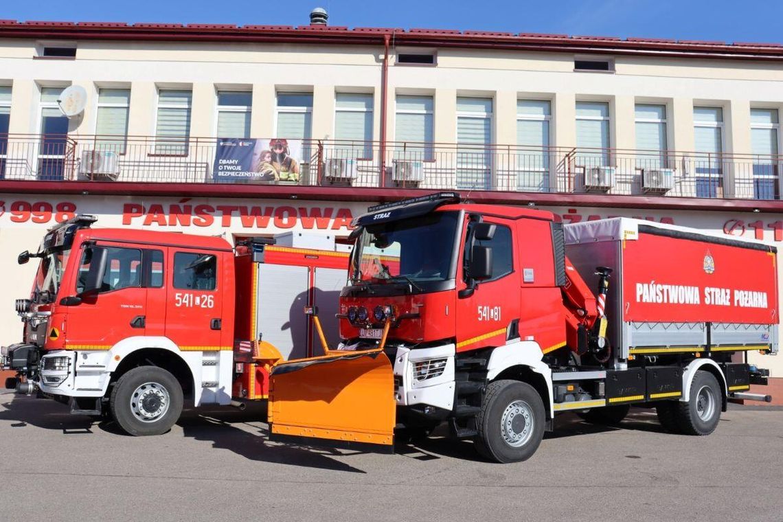 Nowe pojazdy w KP PSP Tomaszów Lubelski.