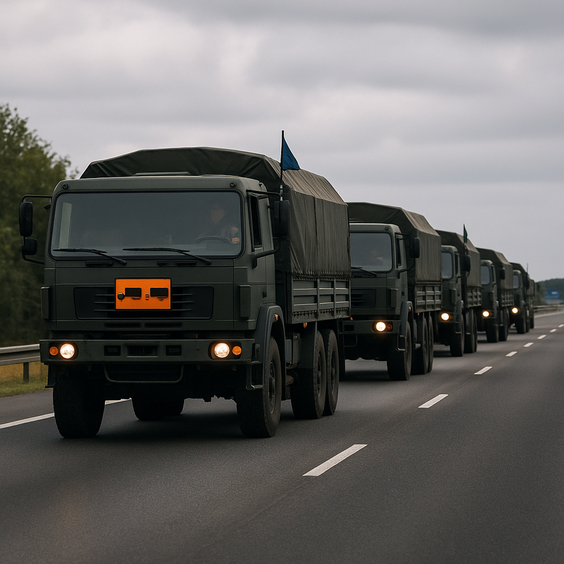 Kierowcy w całej Polsce muszą liczyć się ze zwiększonym ruchem pojazdów wojskowych.