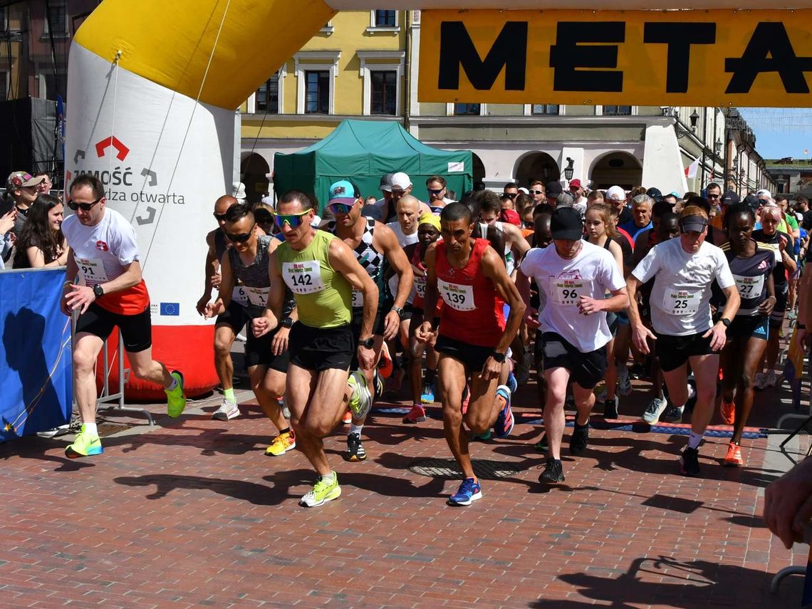 Uczestnicy Biegu Wokół Twierdzy Zamość.