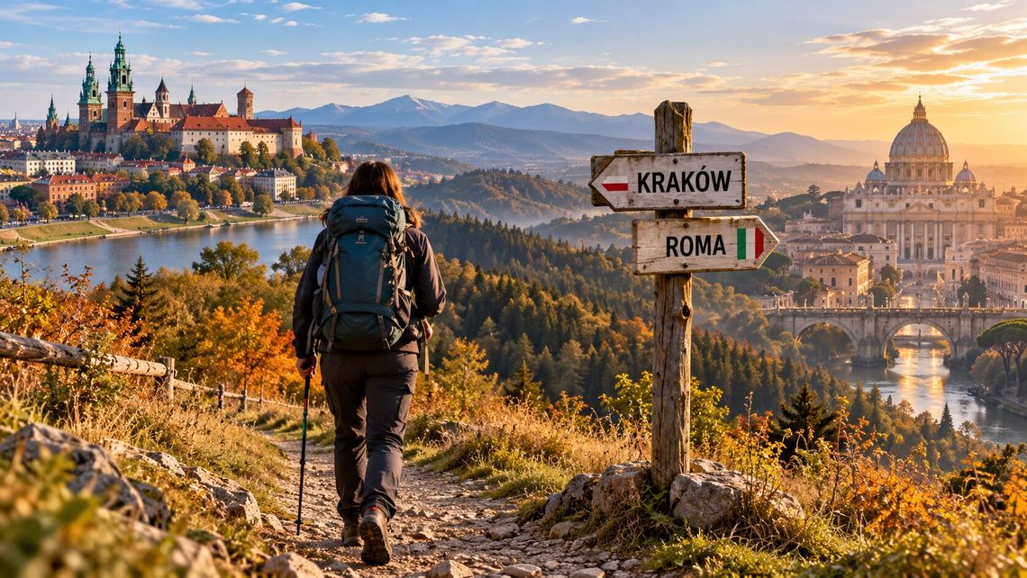 Z Krakowa pieszo do Rzymu. Niezwykły szlak przez cztery kraje. Śladami Jana Pawła II Polska i Włochy chcą stworzyć Szlak Świętego Jana Pawła II, który połączy Kraków z Rzymem i poprowadzi przez cztery państwa.