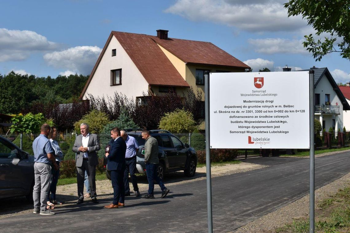 Modernizacja drogi dojazdowej w m. Bełżec ul. Skośna jest zakończona.