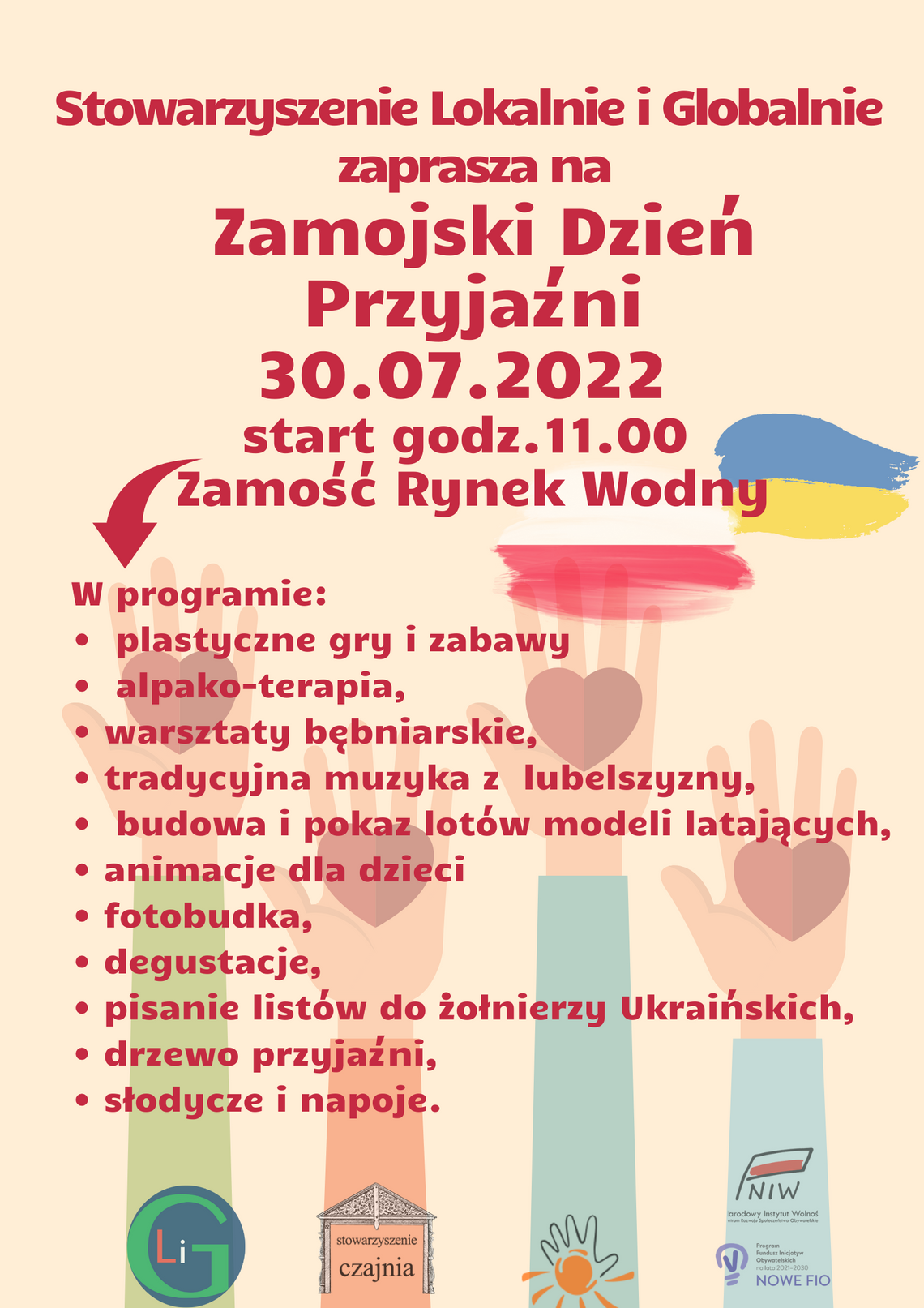 Zamojski Dzień Przyjaźni na Rynku Wodnym Zamojski Dzień Przyjaźni na Rynku Wodnym