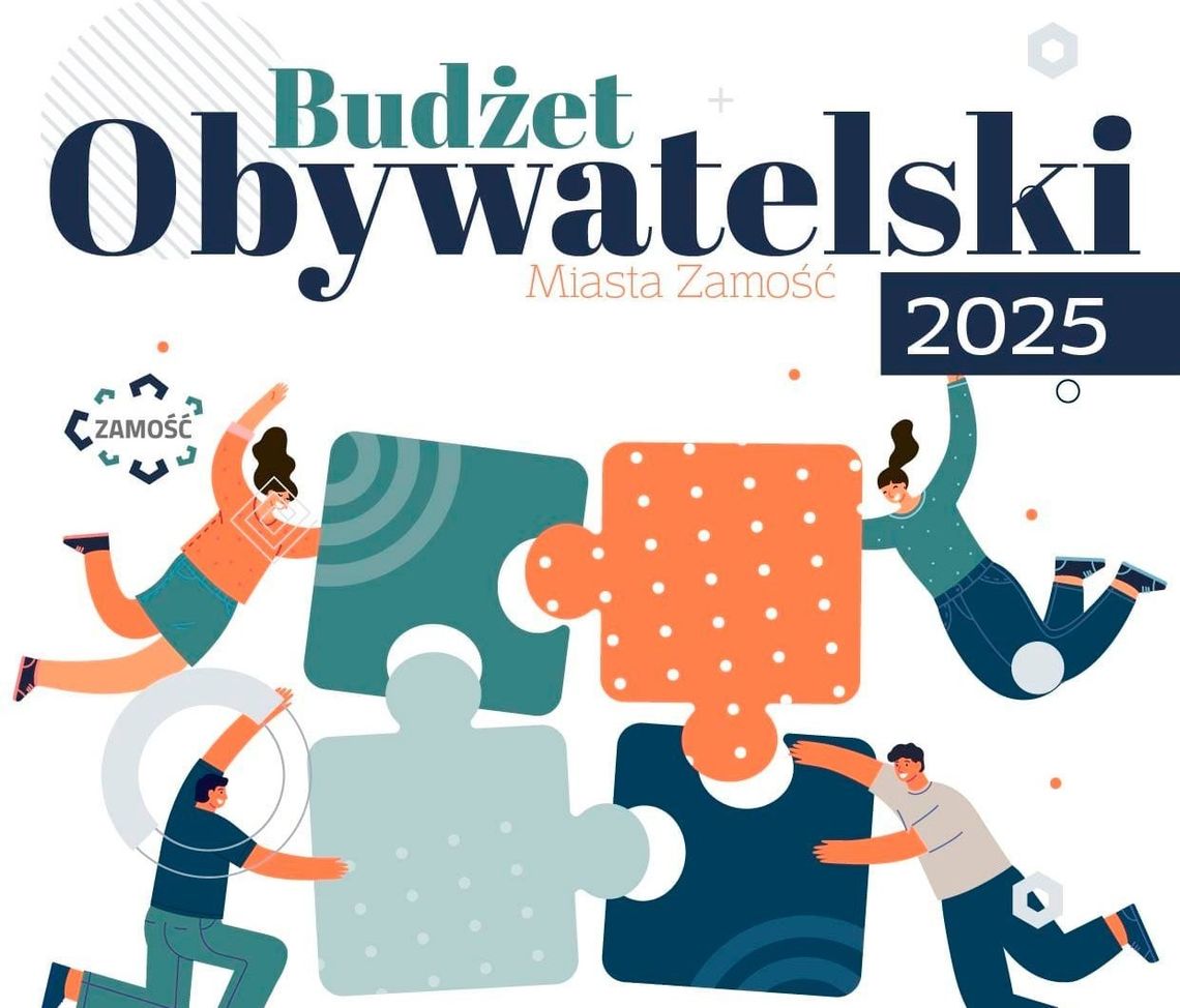 Do 6 czerwca będą przyjmowane propozycje projektów osiedlowych oraz projektu ogólnomiejskiego do Budżetu Obywatelskiego Miasta Zamość na 2025 r.