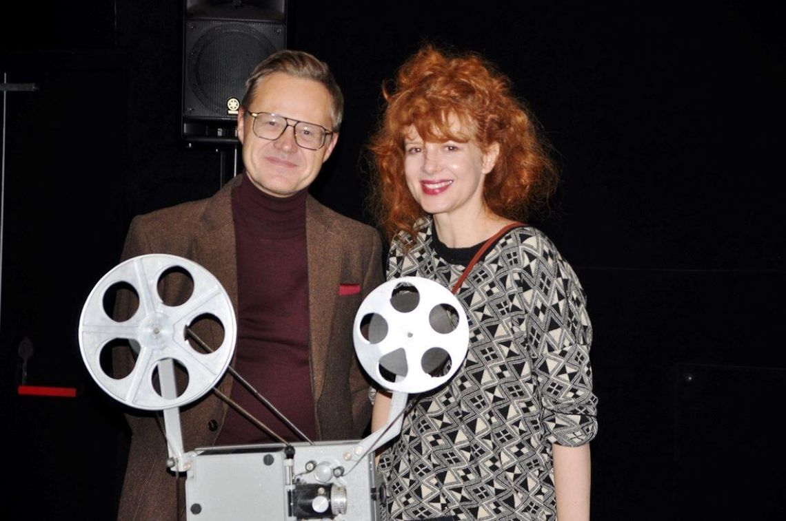 Łukasz Maciejewski i Karolina Gruszka w Centrum Kultury Filmowej "Stylowy" w Zamościu