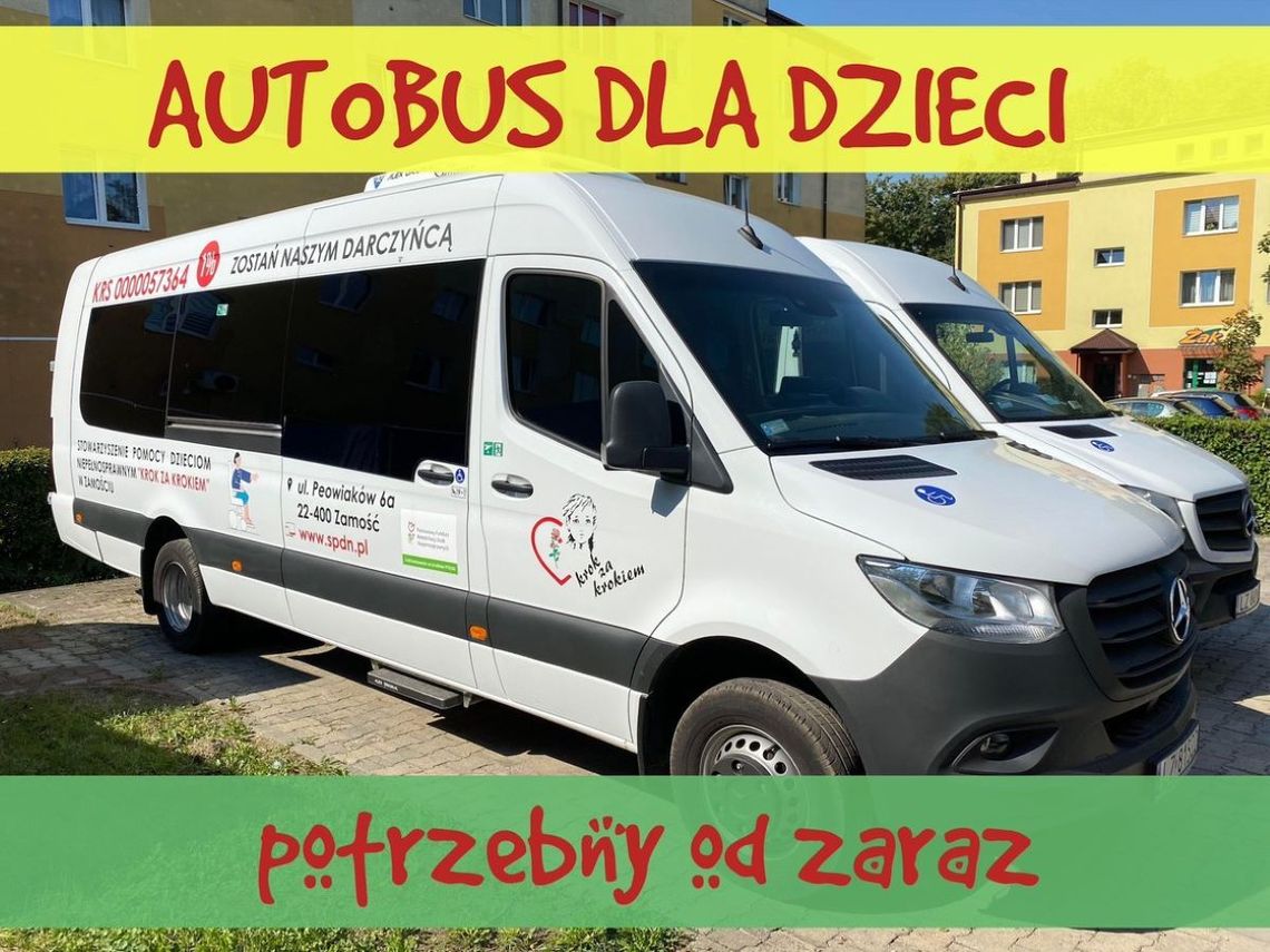 Zamość: Cały czas zbierają na autobus dla dzieci. Jak można pomóc?