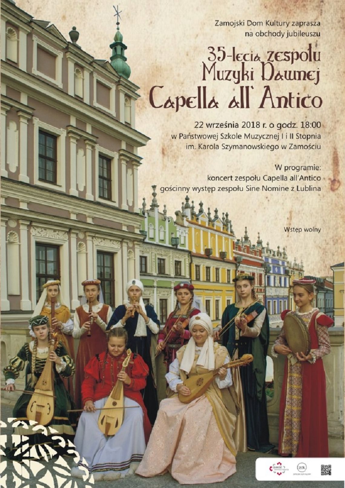 Zamość: Capella all`Antico koncertuje już 35 lat