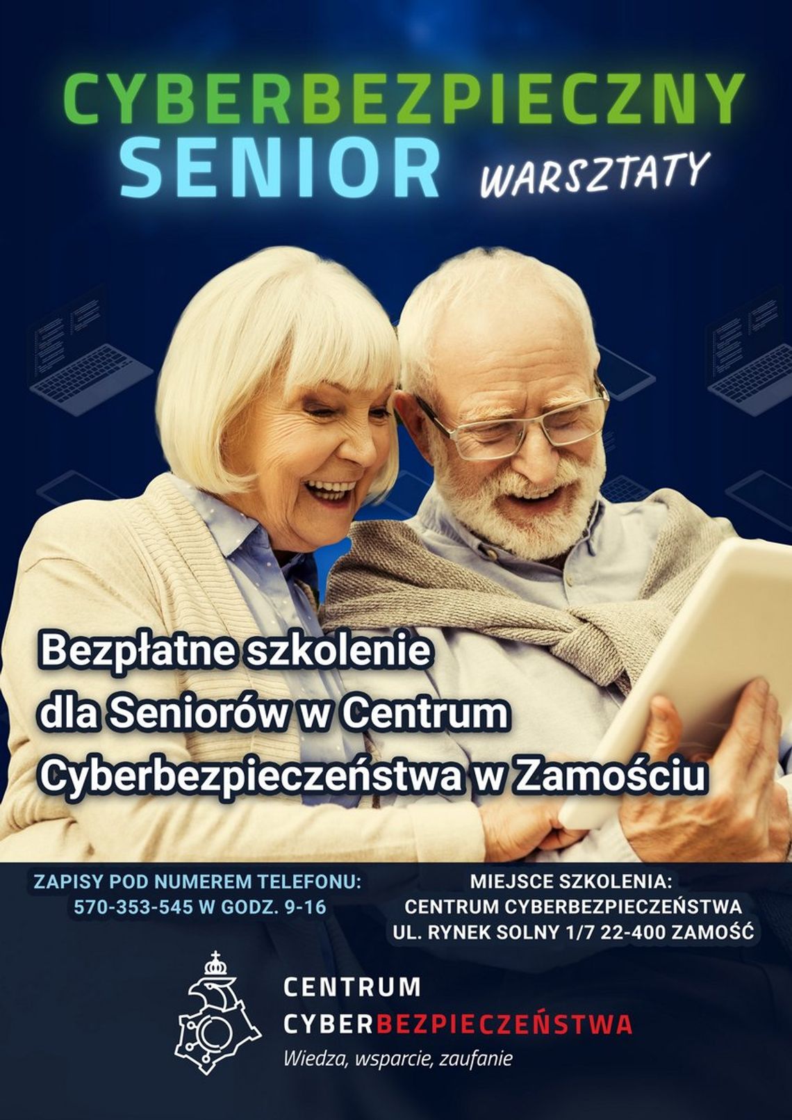 Zamość: CyberBezpieczny Senior. Weź udział w darmowym szkoleniu