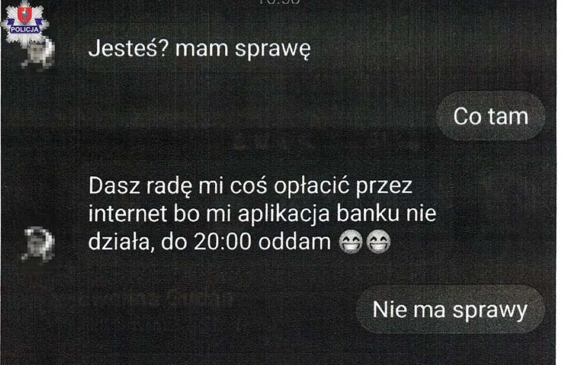21-latka w aplikacji Messenger dostała wiadomość wysłaną z profilu koleżanki z pracy. Okazało się, że napisał do niej oszust.