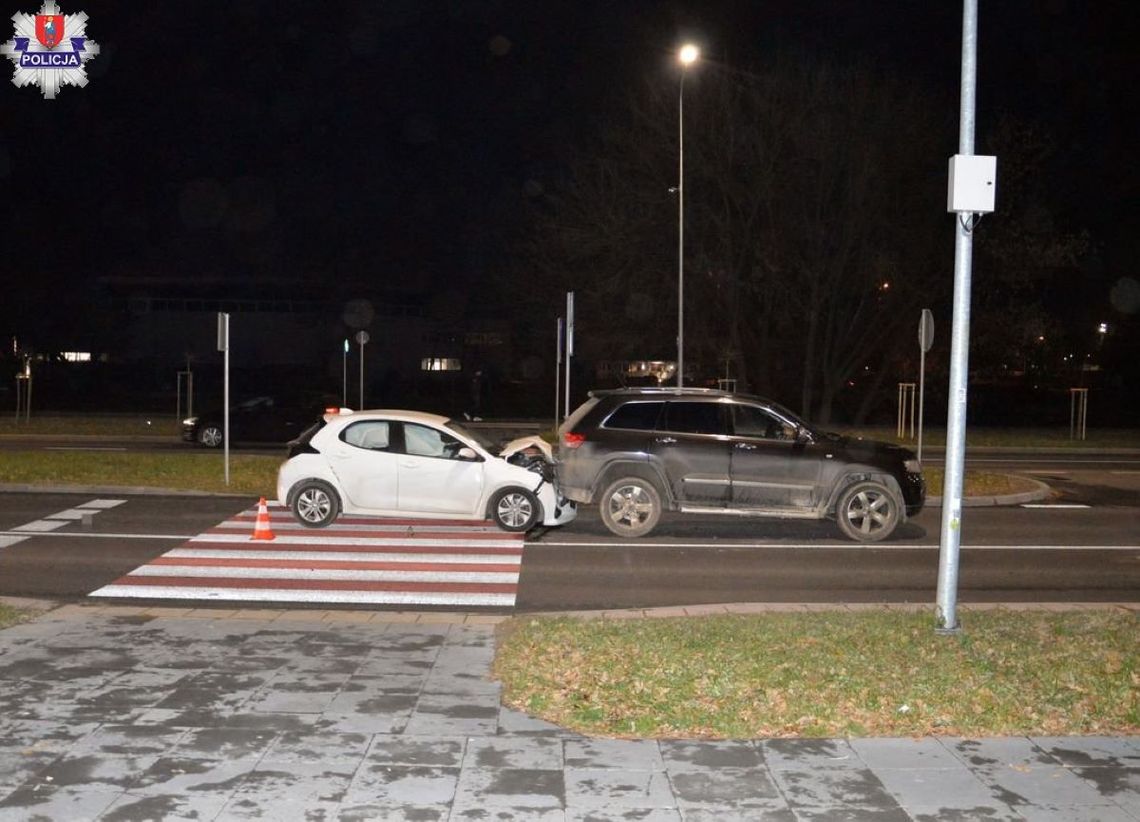 Potrącenie pieszej na ul. Dzieci Zamojszczyzny w Zamościu.