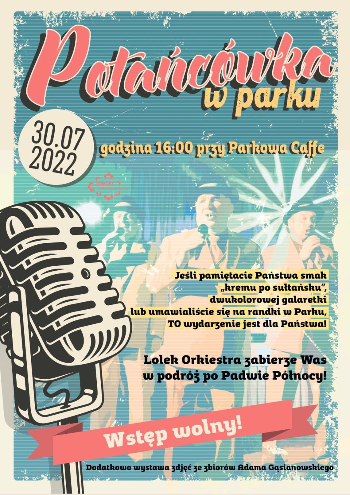 Zamość: Kolejna potańcówka w parku. Zagra Lolek Orkiestra Zamość: Kolejna potańcówka w parku. Zagra Lolek Orkiestra