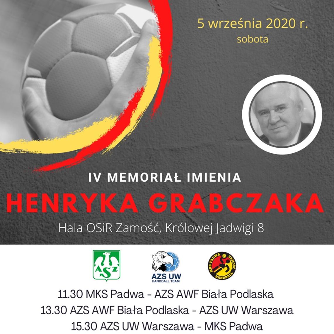 Zamość: Memoriał im. Henryka Grabczaka w hali OSiR