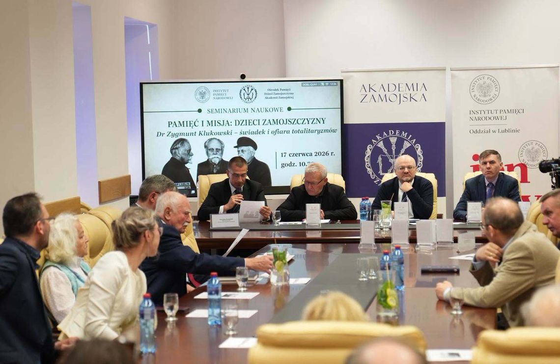 Zamość mówił o Dzieciach Zamojszczyzny i doktorze Klukowskim Seminarium pod hasłem „Pamięć i misja: Dzieci Zamojszczyzny. Dr Zygmunt Klukowski – świadek i ofiara totalitaryzmów” odbyło się 17 czerwca. Fot. AZ