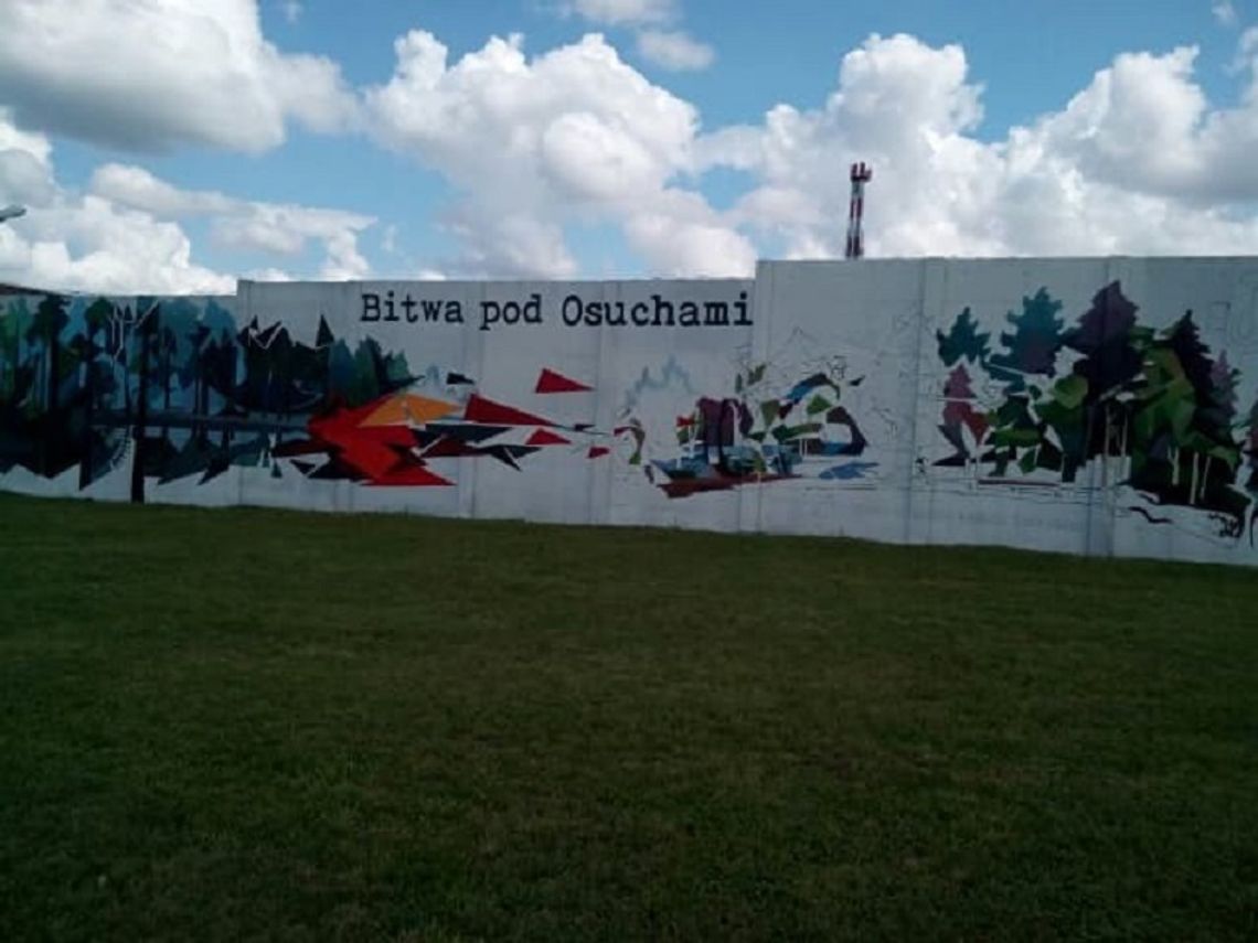 Zamość: Mural na ścianie więzienia przypomina o Osuchach