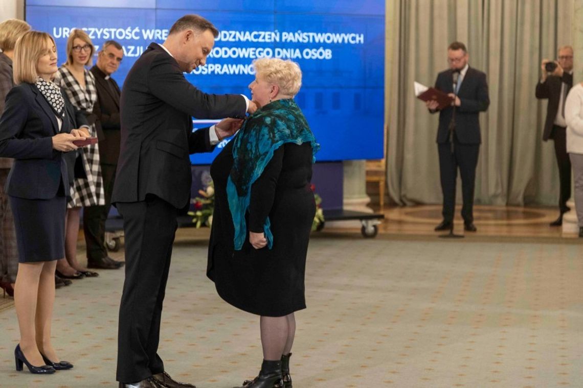 Zamość: Order Odrodzenia Polski dla przewodniczącej "Krok za krokiem"