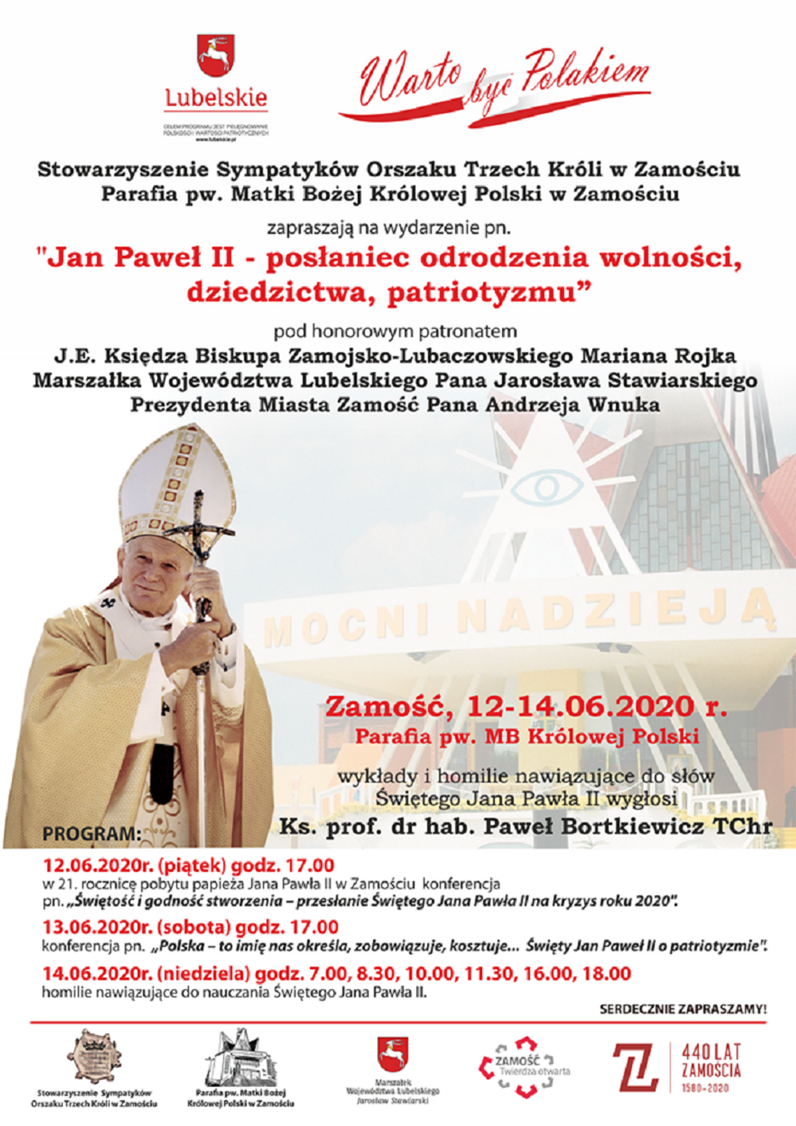 Zamość: Pamięci papieża Jana Pawła II