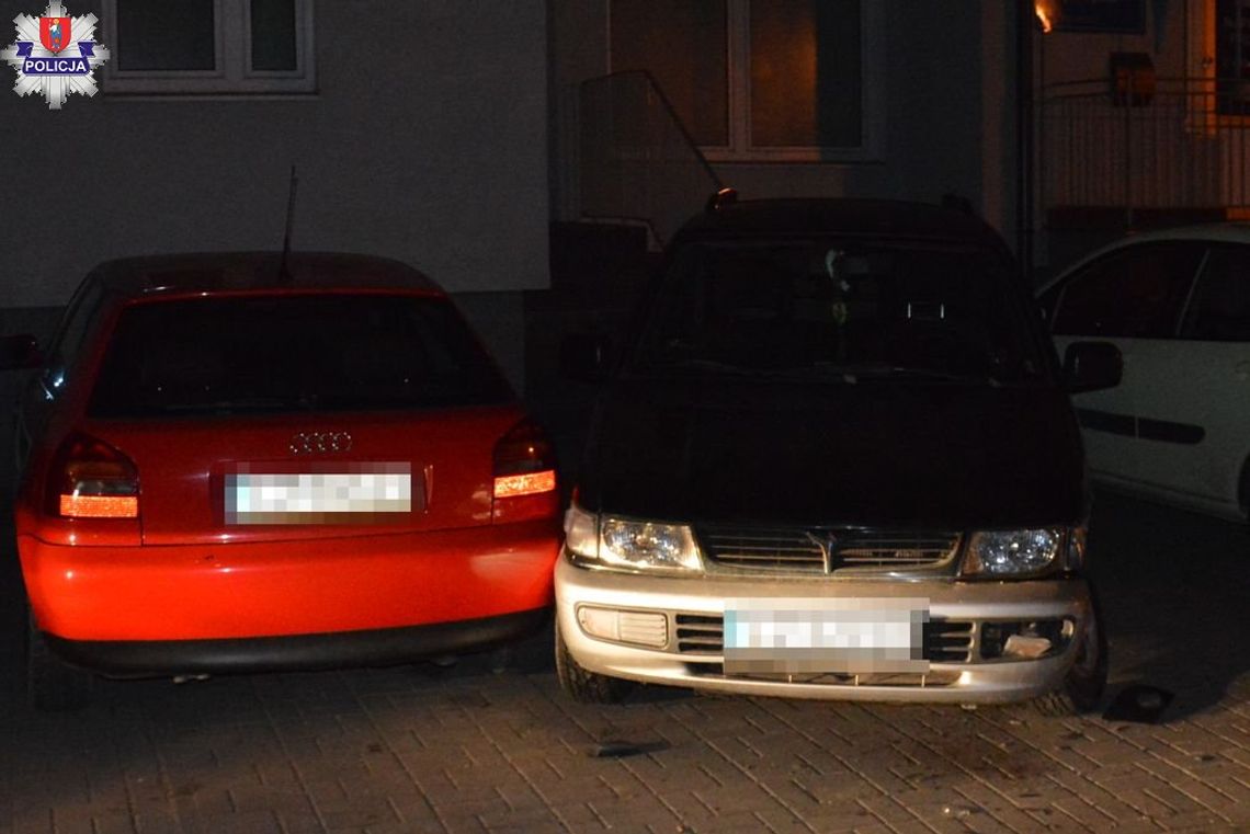 Zamość: Pijana 31-latka tak parkowała, że zniszczyła cudze auto