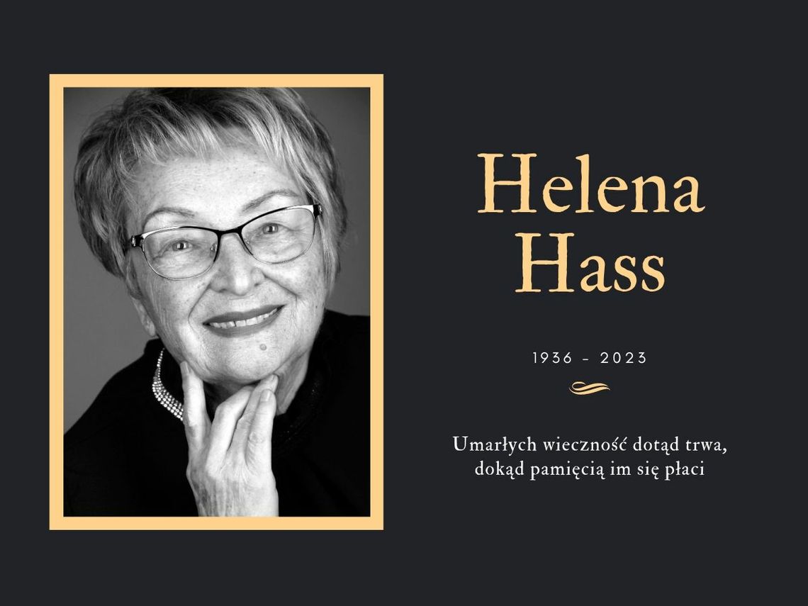 Zamość: Pożegnanie Heleny Hass