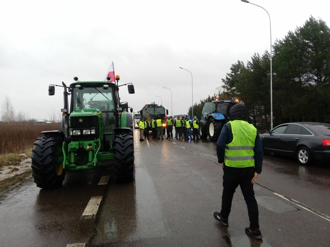 Protest rolników w Zamościu.