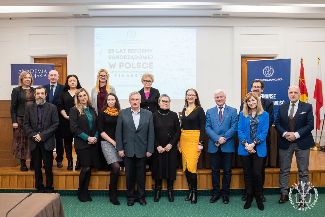 Konferencja w Sali Consulatus zamojskiego Ratusza.