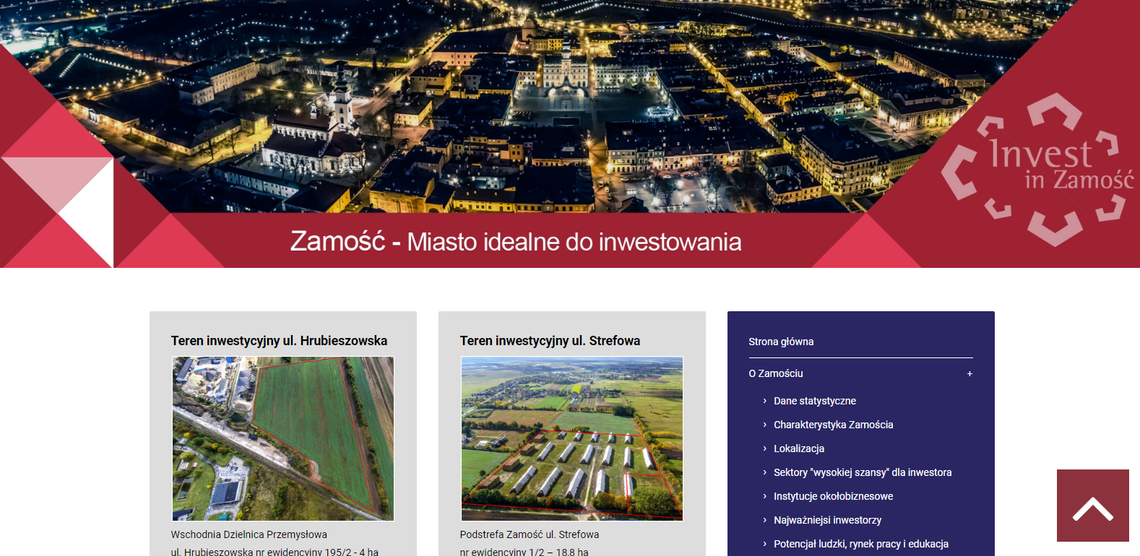 Zamość: Serwis investin.zamosc.pl wystartował. To nowa strona gospodarcza miasta