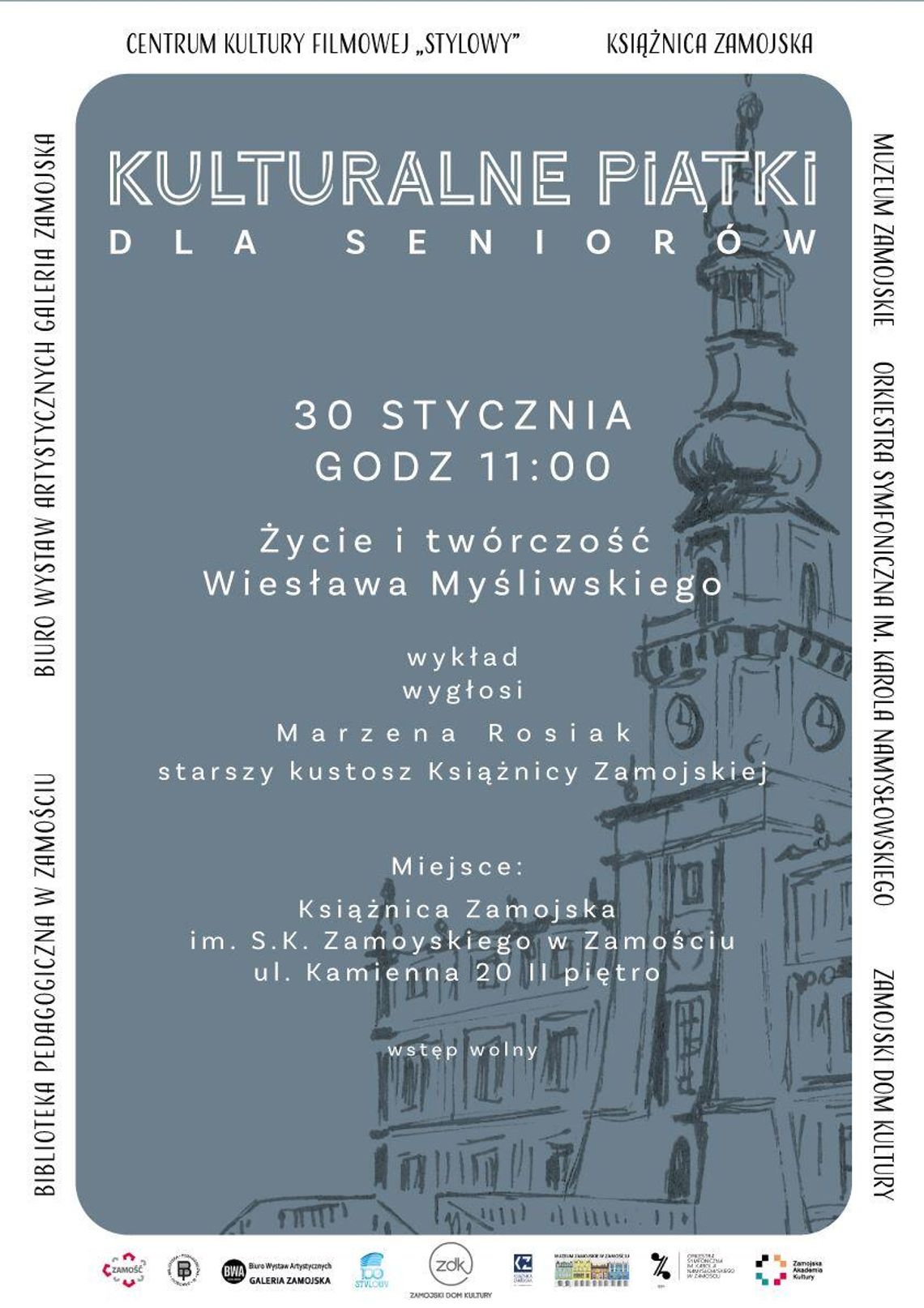 Zamość stawia na seniorów! Rusza wielki cykl „Kulturalne Piątki” Zamość stawia na seniorów! Rusza wielki cykl „Kulturalne Piątki”