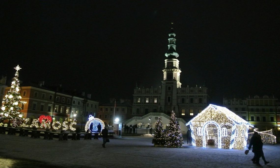 Zamość świąteczny. Dzisiaj włączą iluminacje