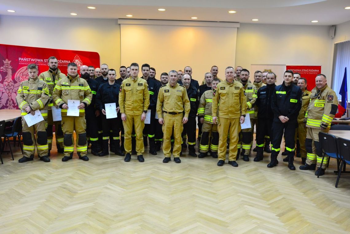 W Komendzie Miejskiej PSP w Zamościu przeprowadzono szkolenie dla kierowców-konserwatorów sprzętu Ochotniczych Straży Pożarnych.