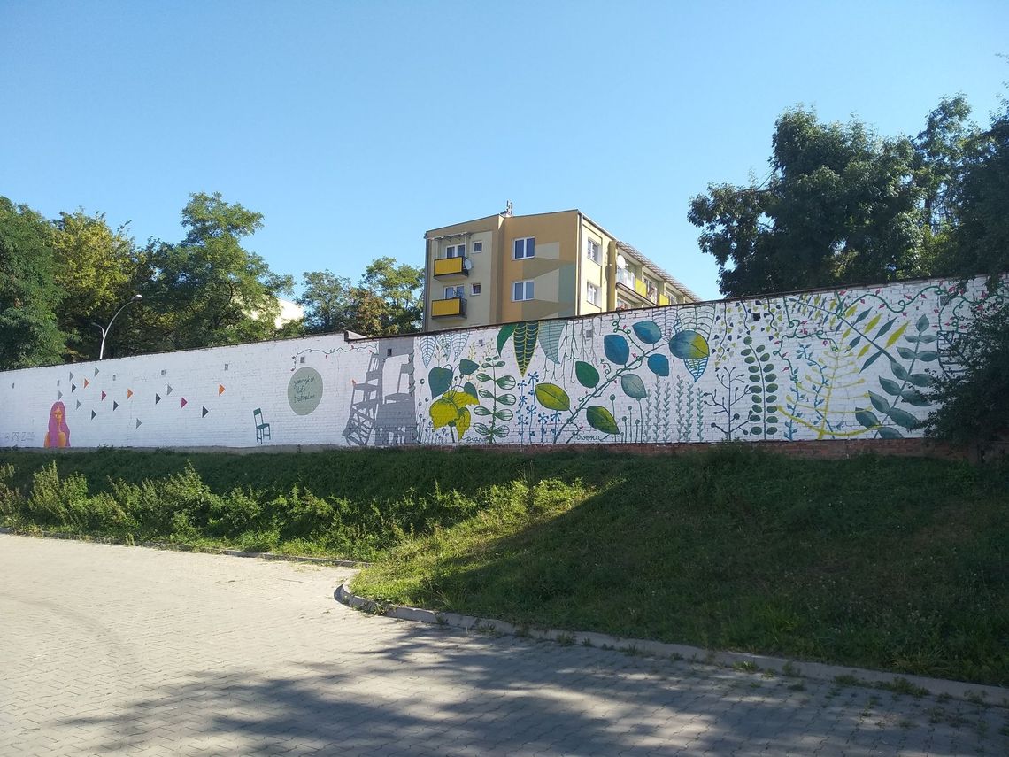 Zamość: Teatralny mural na ul. Ciepłej
